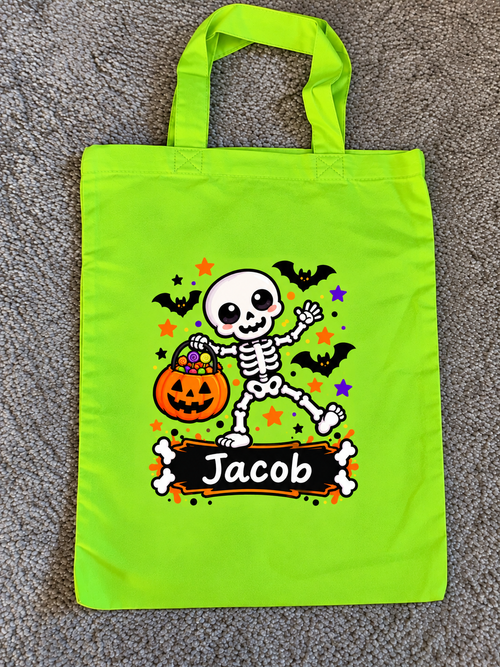 🎃 Personalised Halloween Trick or Treat Bags 👻