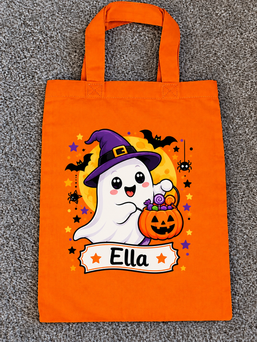 🎃 Personalised Halloween Trick or Treat Bags 👻